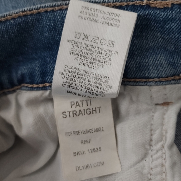 DL1961 Women's Straight Leg Jeans - Light Blue - Picture 5 of 10